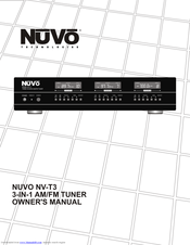 Nuvo NV-T3 Owner's Manual