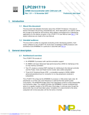 NXP Semiconductors LPC2919 Preliminary Data Sheet