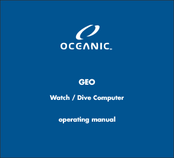 Oceanic Watch / Dive Computer GEO Operating Manual