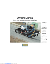 Ohlins shock absorbers Motorcycle Roa Owner's Manual