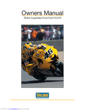 Ohlins FG 670 Owner's Manual