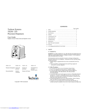OK International TECHCON SYSTEMS TS255 User Manual