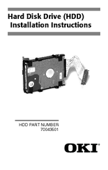 Oki 70043501 Installation Instructions Manual