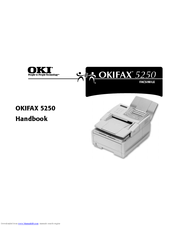 Oki FAX 5250 Handbook
