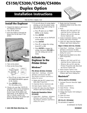 Oki C5200 Option Installation Manual