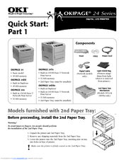 Oki OKIPAGE 24 Series Quick Start Manual