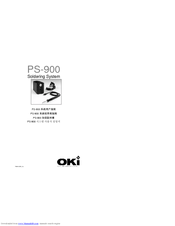 Oki PS-900 Operation Manual & User Manual