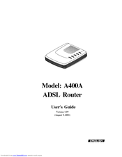 Olicom ADSL Router A400A User Manual