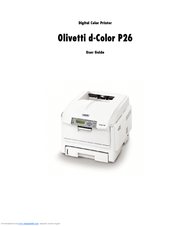 Olivetti d-Color P26 User Manual