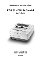Olivetti PG L26 Special User Manual