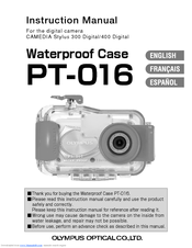 Olympus PT-016 Instruction Manual