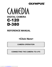 Olympus C-120 - CAMEDIA - Digital Camera Reference Manual