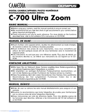 Olympus C-700 - CAMEDIA Ultra Zoom Basic Manual