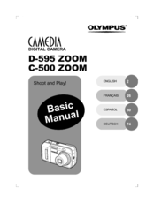 Olympus D595 - 5MP Digital Camera Basic Manual