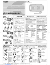 Olympus Zuiko Digital Ed 50 0mm F2 8 3 5 Swd Manuals Manualslib