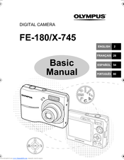 Olympus FE 180 - Digital Camera - 6.0 Megapixel Basic Manual