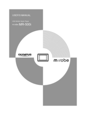 Olympus MR500i - m:robe - Digital AV Recorder User Manual
