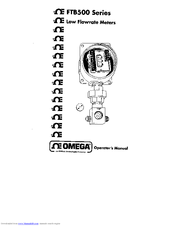 Omega FTB500 Series Operator's Manual