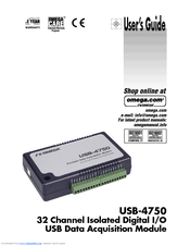 Omega USB-4750 User Manual