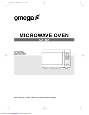 Omega omega OA138X Operating Instructions Manual