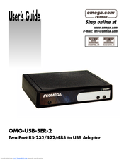 Omega OMG-USB-SER-2 User Manual