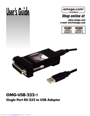 Omega OMG-USB-232-1 User Manual