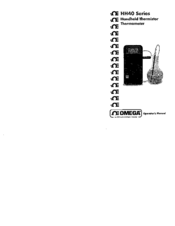 Omega HH40 Series Operator's Manual