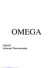 Omega OS643 Owner's Manual