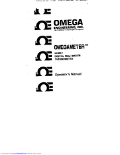 Omega Engineering OMEGAMETER HHM57 Operator's Manual