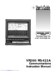 Omega Engineering RS-422A Instruction Manual