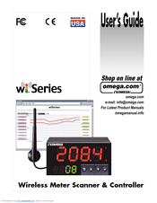 Omega Engineering Wireless Meter Scanner & Controller wi Series User Manual