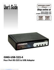 Omega Engineering OMG-USB-232-4 User Manual