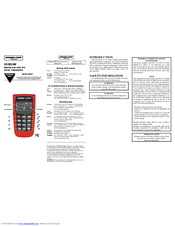 Omega Engineering HH804W Owner's Manual