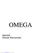 Omega OS643W User Manual