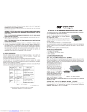 Omnitron Systems Technology iConverter Gx AN Quick Start Manual
