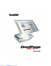 ScanSoft OmniPage PRO 12 User Manual