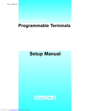 Omron Programmable Terminals NT31 NT31C Setup Manual