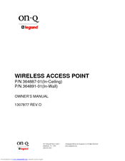 On-Q/Legrand 364887-01 Owner's Manual