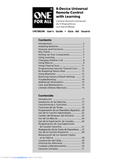 One for All URC8820N User Manual
