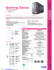 OPTI-UPS Gaming Series GS1100B Specifications