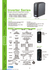OPTI-UPS Inverter Series IS4000LR Specifications