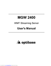 Optibase MGW 2400 User Manual