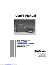 Opticon NFT 1125 Series User Manual