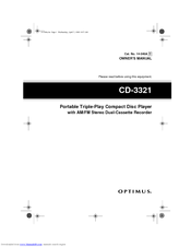 Optimus 14-546A Owner's Manual