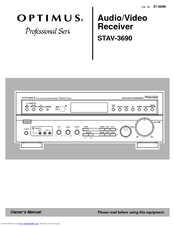 Optimus 31-3040 Owner's Manual