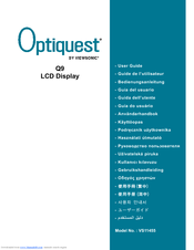 Optiquest Q9 VS11455 User Manual