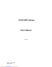 Optiview DVR-MR Series User Manual