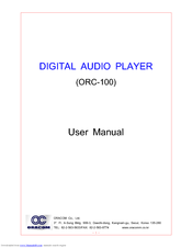 Oracom ORC-100 User Manual