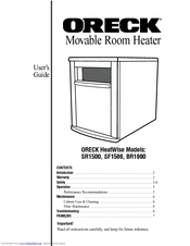 Oreck HEATWISE SF1500 User Manual