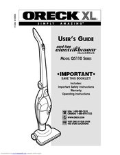 Oreck QS110 SERIES User Manual